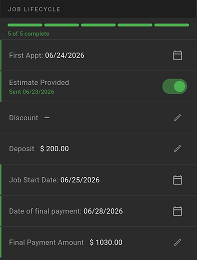 Job lifecycle management